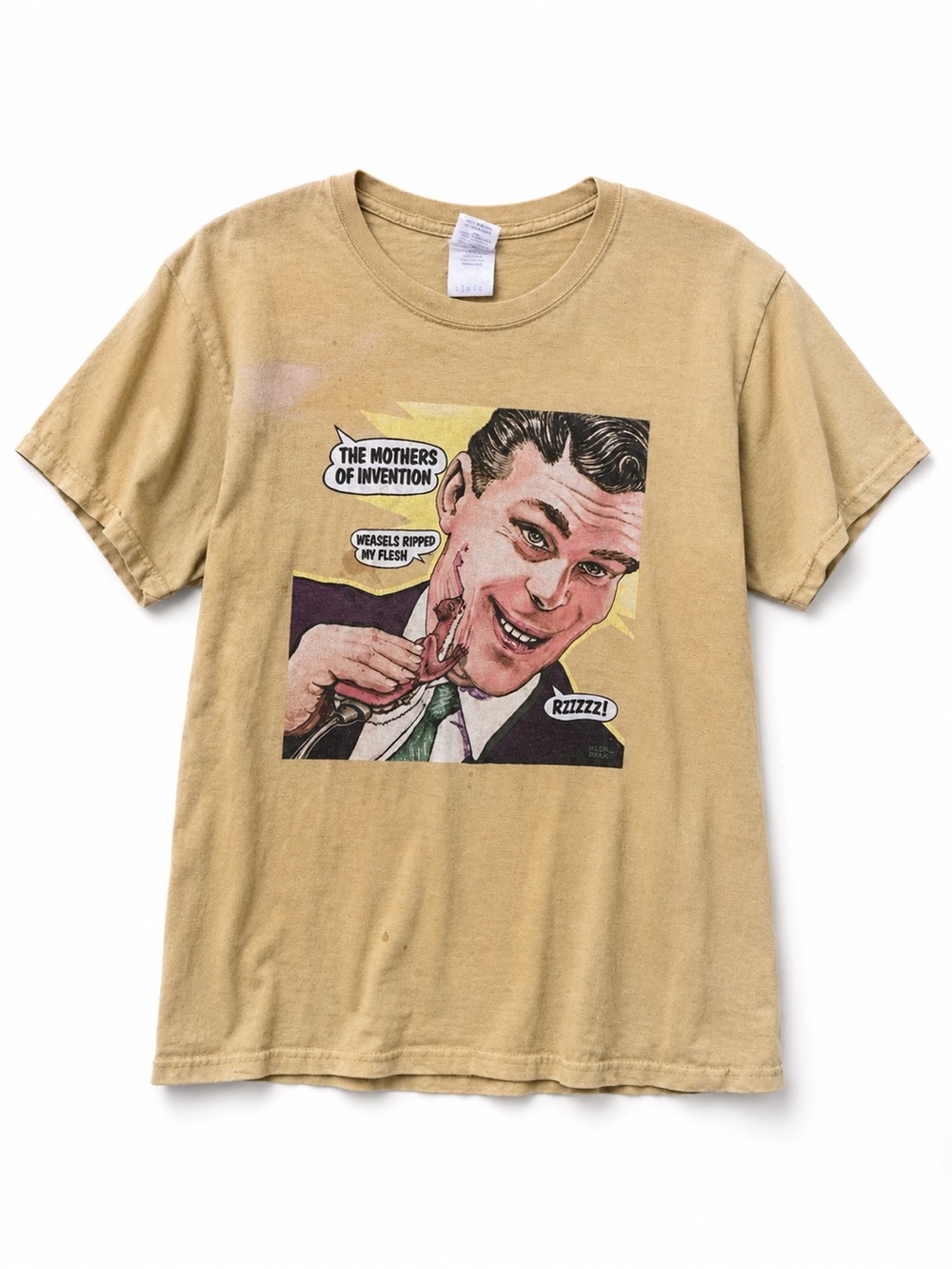 Frank Zappa Mothers of Invention Graphic Tee Distressed Vintage Style Band Shirt